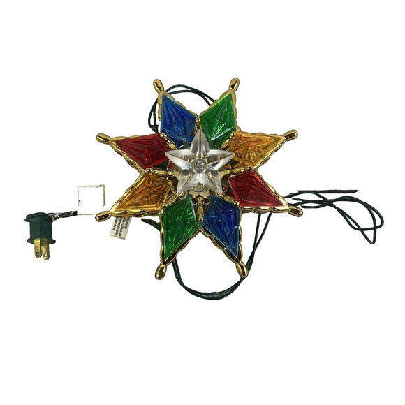 Vintage Christmas Tree Topper Star Bob Ho 1993 Not Working - Picture 2 of 14